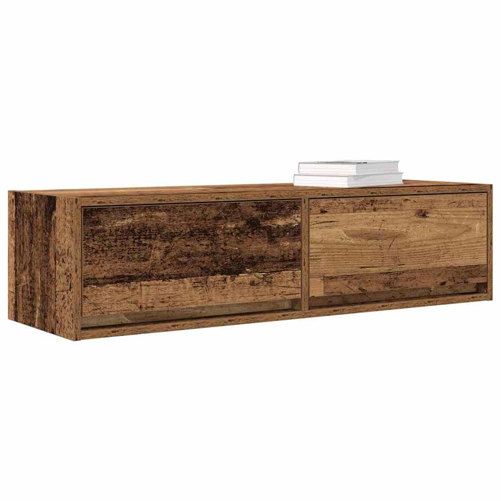 Vidaxl tv-kast 100 x 31 x 25,5 cm oud hout bewerkt hout