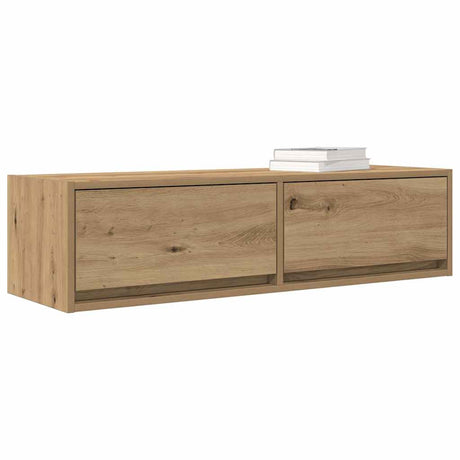 Vidaxl tv-kast 100 x 31 x 25,5 cm artisanaal eikenkleurig bewerkt hout