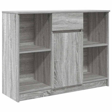 Vidaxl dressoir met lade 101x35x76 cm spaanplaat grijs sonoma