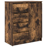 Vidaxl dressoir met lades 71x35x84 cm spaanplaat gerookt eiken