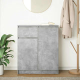 Vidaxl dressoir met lade 71x35x84 cm spaanplaat betongrijs