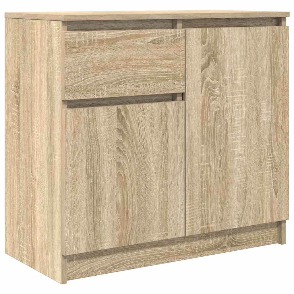 Vidaxl dressoir met lade 71x35x65 cm spaanplaat sonoma eikenkleurig