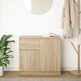 Vidaxl dressoir met lade 71x35x65 cm spaanplaat sonoma eikenkleurig