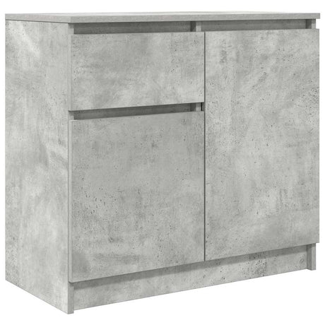 Vidaxl dressoir met lade 71x35x65 cm spaanplaat betongrijs