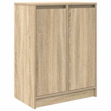Vidaxl dressoir 57x34x76 cm bewerkt hout sonoma eikenkleurig