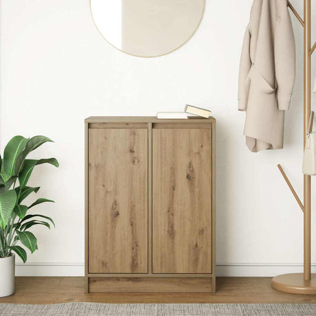 Vidaxl dressoir ambachtelijk spaanplaat hout ambachtelijk 57x34x76 cm