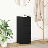 Vidaxl dressoir 29,5x34x76 cm spaanplaat zwart eikenkleurig