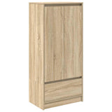 Vidaxl kast met lade 55,5x34x119,5 cm spaanplaat sonoma eikenkleurig