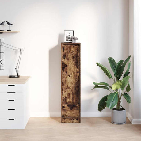 Vidaxl highboard 29,5x34x119,5 cm spaanplaat gerookt eikenkleurig