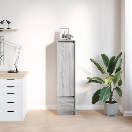 Vidaxl highboard 29,5x34x119,5 cm spaanplaat grijs sonoma