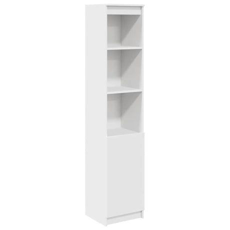 Vidaxl hoge kast 37,5x35x180 cm spaanplaat wit