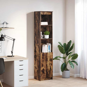 Vidaxl hoge kast 37,5x35x180 cm spaanplaat gerookt eikenkleurig