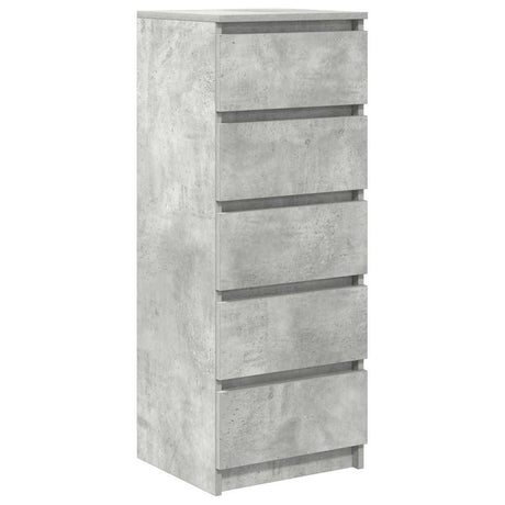 Vidaxl dressoir met lades 37,5x35x99 cm spaanplaat betongrijs