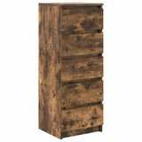 Vidaxl dressoir met lades 37,5x35x99 cm spaanplaat gerookt eikenhout