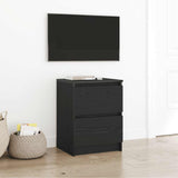 Vidaxl tv-meubel 40x35x54 cm spaanplaat zwart