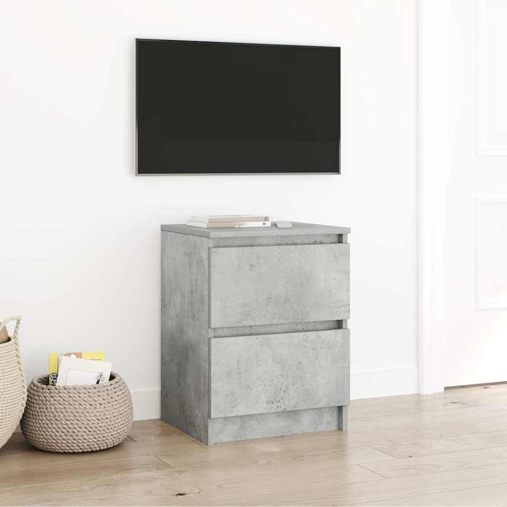Vidaxl tv-meubel 40x35x54 cm spaanplaat betongrijs