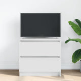Vidaxl tv-meubel 60x35x54 cm bewerkt hout wit
