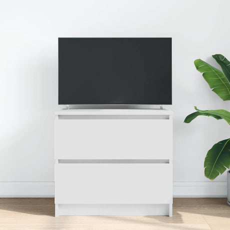 Vidaxl tv-meubel 60x35x54 cm bewerkt hout wit