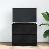 Vidaxl tv-meubel 60x35x54 cm bewerkt hout zwart