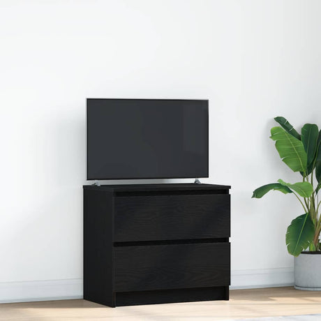 Vidaxl tv-meubel 60x35x54 cm bewerkt hout zwart