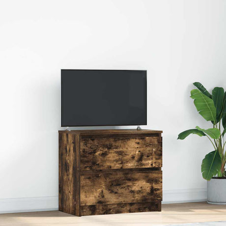 Vidaxl tv-meubel 60x35x54 cm bewerkt hout gerookt eikenkleurig