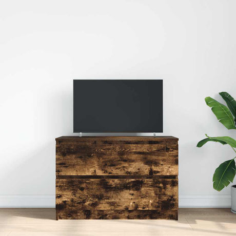 Vidaxl tv-meubel 80x35x54 cm spaanplaat gerookt eikenkleurig