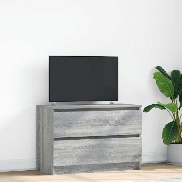 Vidaxl tv-meubel 80x35x54 cm spaanplaat grijs sonoma