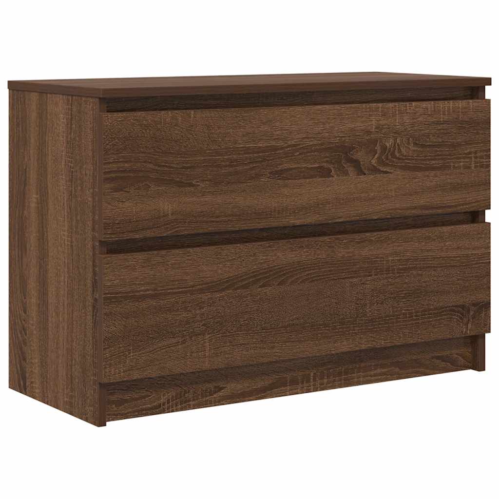 Vidaxl tv-meubel 80x35x54 cm spaanplaat bruin eikenkleurig
