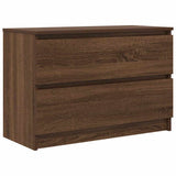 Vidaxl tv-meubel 80x35x54 cm spaanplaat bruin eikenkleurig