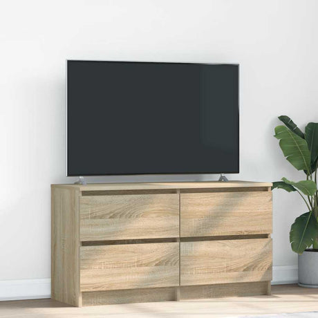 Vidaxl tv-meubel 100x35x54 cm bewerkt hout sonoma eikenkleurig