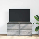 Vidaxl tv-meubel 100x35x54 cm bewerkt hout grijs sonoma eikenkleurig