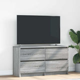 Vidaxl tv-meubel 100x35x54 cm bewerkt hout grijs sonoma eikenkleurig