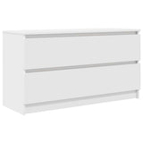 Vidaxl tv-meubel 100x35x54 cm bewerkt hout wit