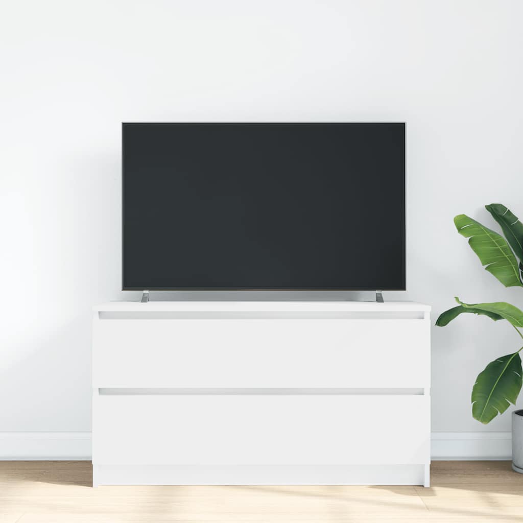 Vidaxl tv-meubel 100x35x54 cm bewerkt hout wit
