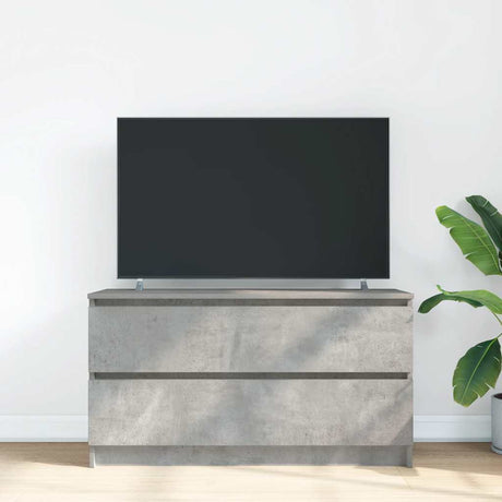 Vidaxl tv-meubel 100x35x54 cm bewerkt hout betongrijs
