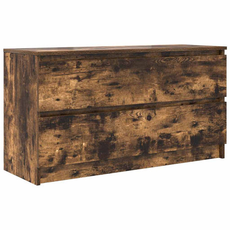 Vidaxl tv-meubel 100x35x54 cm bewerkt hout gerookt eikenkleurig