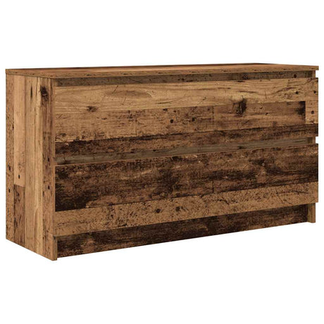 Vidaxl tv-meubel 100x35x54 cm bewerkt hout oud houtkleurig