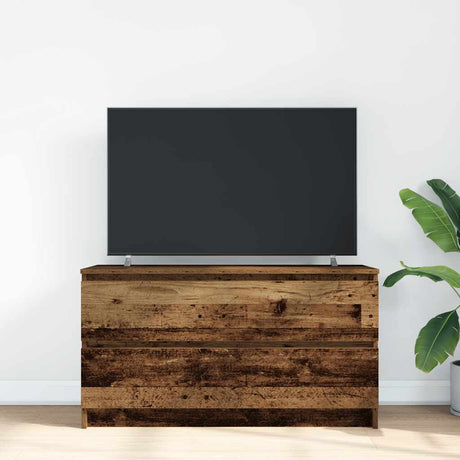 Vidaxl tv-meubel 100x35x54 cm bewerkt hout oud houtkleurig