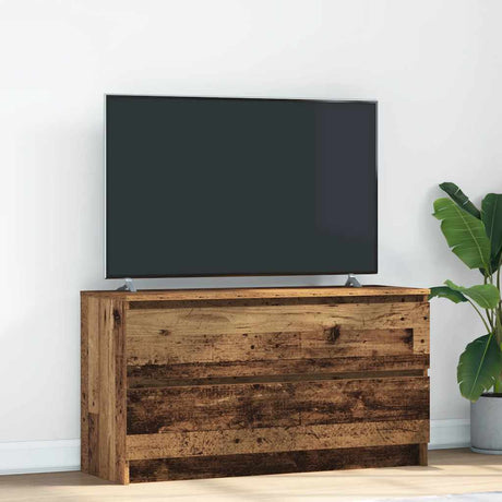 Vidaxl tv-meubel 100x35x54 cm bewerkt hout oud houtkleurig
