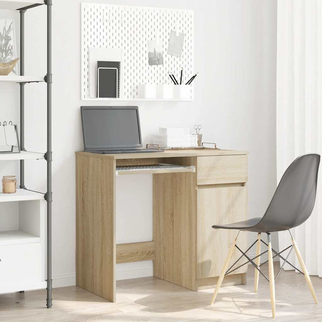 Vidaxl bureau 86x49x76 cm spaanplaat sonoma eikenkleurig