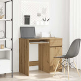 Vidaxl bureau ambachtelijk 86x49x76 cm spaanplaat eikenkleurig