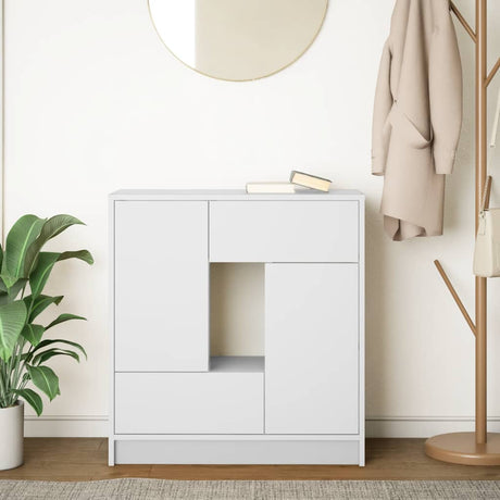 Vidaxl dressoir met lades en deuren 70,5x34x74,5 cm wit
