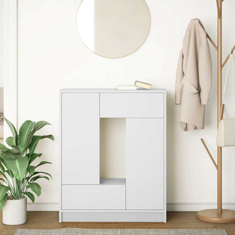 Vidaxl dressoir met lades en deuren 73x31x90 cm wit