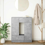 Vidaxl dressoir met lades en deuren 73x31x90 cm betongrijs