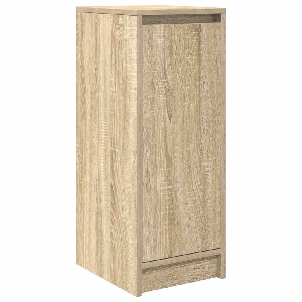 Vidaxl schoenenkast 29,5x34x76 cm bewerkt hout sonoma eikenkleurig