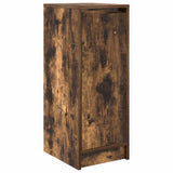 Vidaxl schoenenkast 29,5x34x76 cm bewerkt hout gerookt eikenkleurig