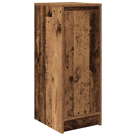 Vidaxl schoenenkast 29,5x34x76 cm bewerkt hout oud houtkleurig