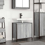 Vidaxl badkamerkast wastafelkast 60x34,5x60 cm grijs sonoma
