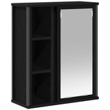 Vidaxl badkamerwandkast met spiegel 50x21x60 cm eikenkleurig