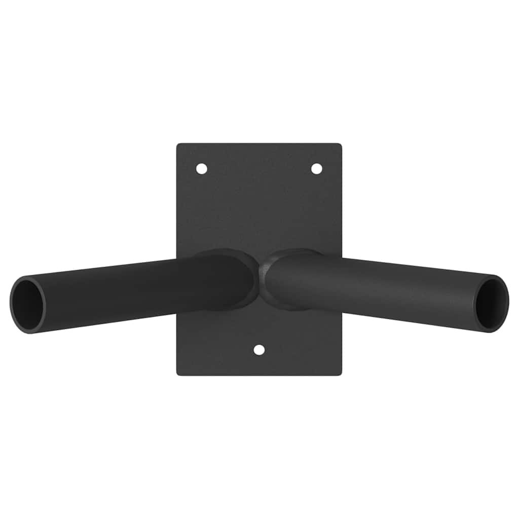 Vidaxl vlaggen mast houder zwart 11,5 x 7,5 x 0,2 cm staal
